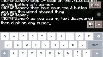 MinecraftPE-How to change your chat color text! 10 different colors!