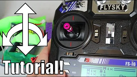 Mix Flysky fs-i6 for robot tank steering