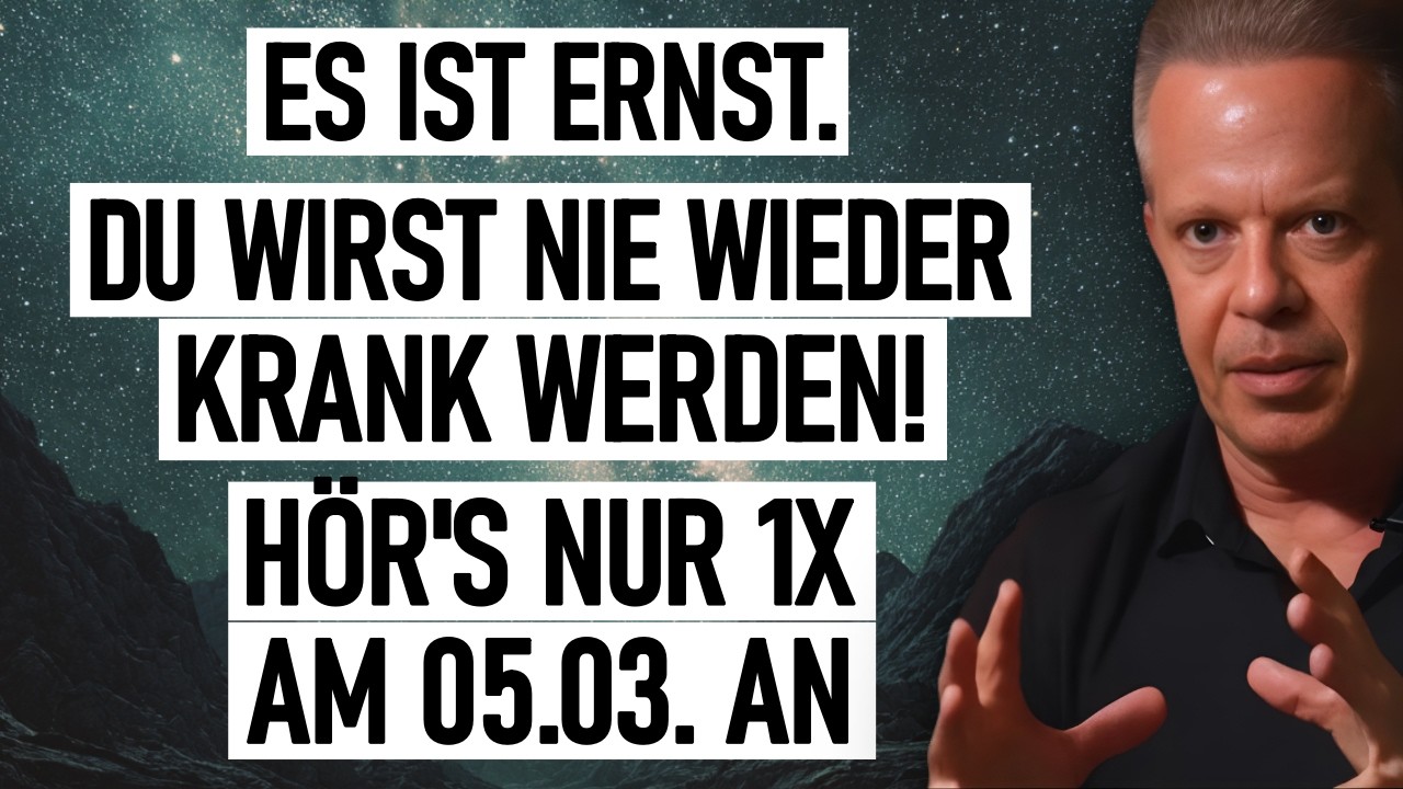 Es ist unglaublich: Du wirst nie wieder schwer krank werden – Hör einfach nur zu | Joe Dispenza