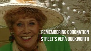 Remembering Coronation Streets Vera Duckworth