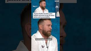 Virginia Giuffre's brother joins Epstein survivors to say he wants justice and accountability