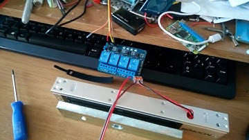 RFID controlled mag lock with @Raspberry_Pi