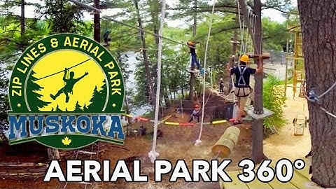 Braving a TREE TOP Obstacle Course! - 360 VIDEO - HD