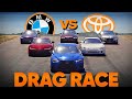 Toyota Battles BMW: 1400-hp 2JZ Supra vs S58 BMW M4 vs Lexus V8 — Cammisa