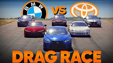 Toyota Battles BMW: 1400-hp 2JZ Supra vs S58 BMW M4 vs Lexus V8 — Cammisa