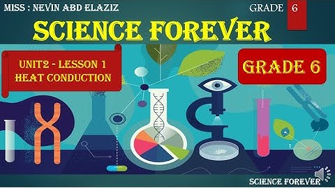 GRADE 6 -  UNIT 2 - LESSON 1- HEAT CONDUCTION
