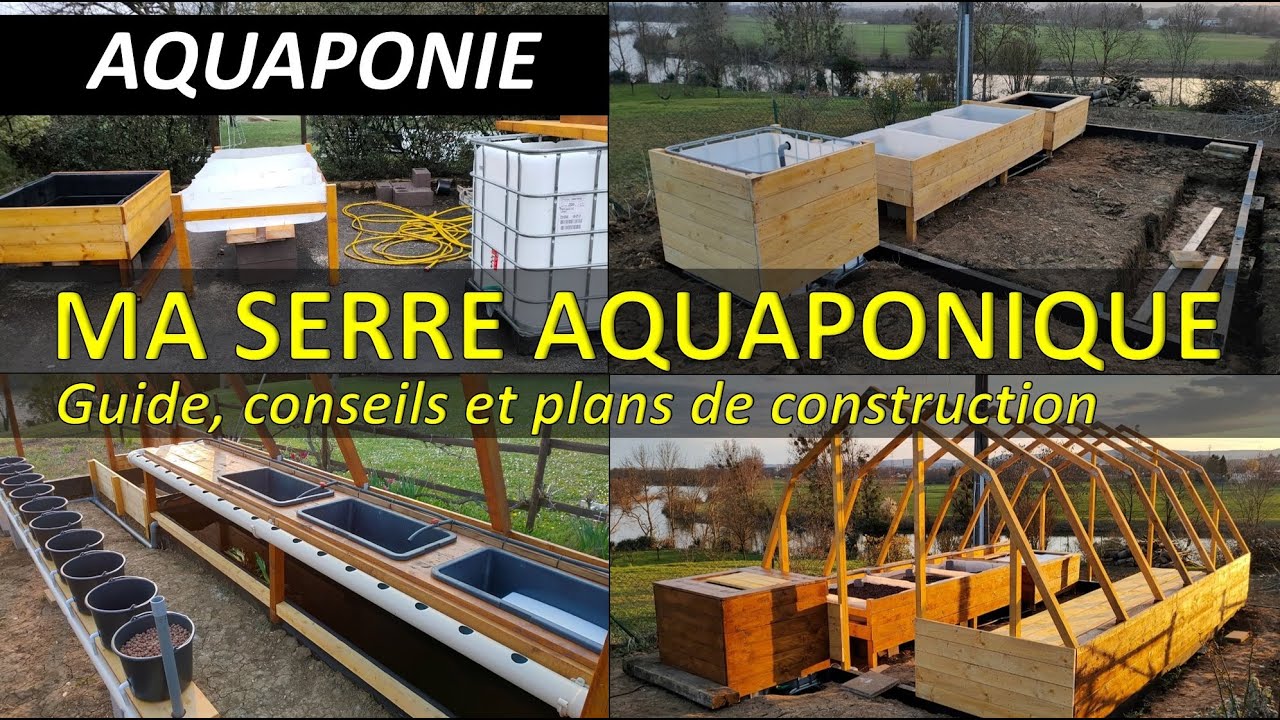 Ma serre aquaponique : guide de construction, plans et conseils (Aquaponie)