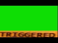 Triggered effect green screen with sound no copyright