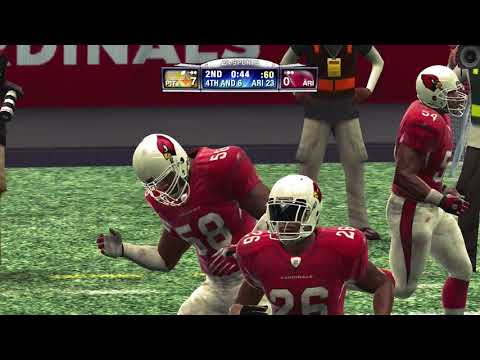 Madden NFL 09 PS3 Pittsburgh Steelers vs Arizona Cardinals