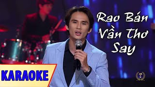 Vignette de la vidéo "[KARAOKE] Rao Bán Vần Thơ Say - Trường Tam | Full Beat"