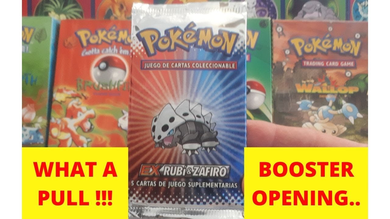 🔥🔥WHAT A PULL!!!!!🔥🔥 POKEMON EX Sapphire & Ruby Booster Pack Opening