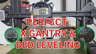 3D Printer Adjustments: Perfect X Gantry and Bed Leveling Using Dial Gauge Indicators (Ender 3v2)