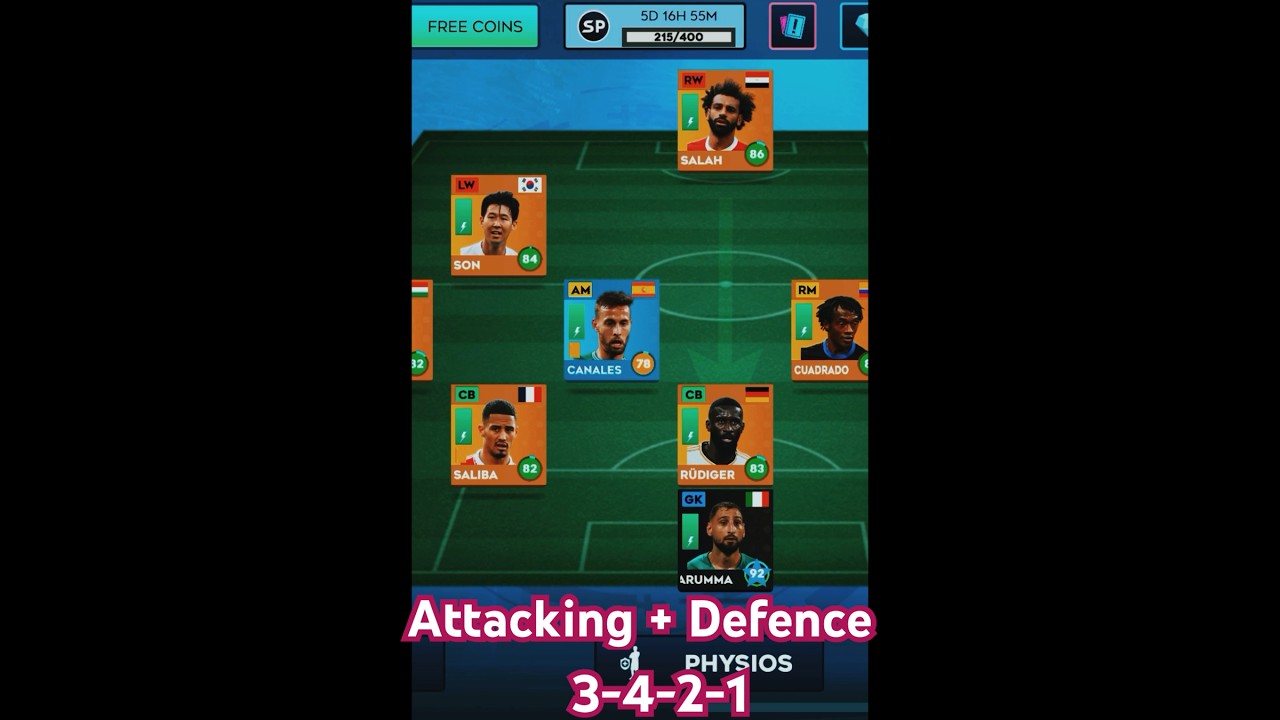 ||DLS24|| 3-4-2-1 Formation 💯