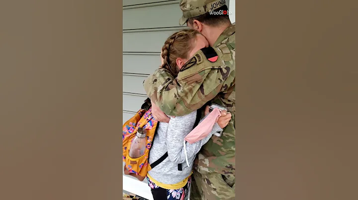 US military dad returns home and surprises daughter