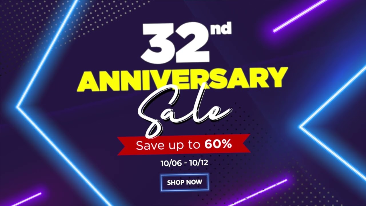 Canada Computers' 32nd Anniversary Sale: Save Up to 60% on Epic Tech Deals!  