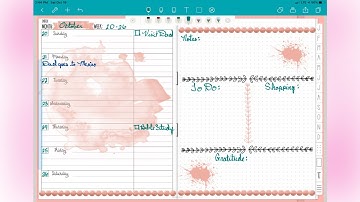 Noteshelf - weekly plan with me