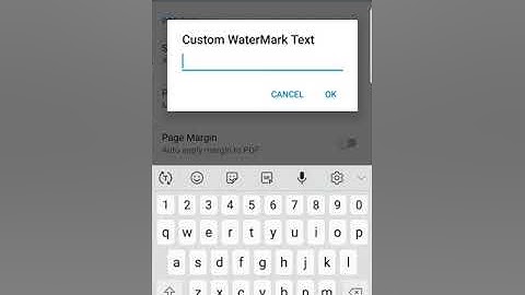 Custom Watermark on PDF using #MobScanner