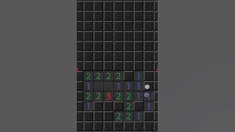 Intermediate level Minesweeper (No Flagging mode)