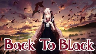 Nightcore - Back To Black - Lyrics Resimi