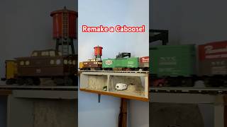 How I Remade a Caboose! (for any Railcar) #ogaugetrains #modeltrains #modelrailway #modelrailroad