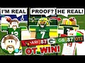 I PRETENTED TO BE AARON RODGERS IN ROBLOX! (FOOTBALL FUSION)