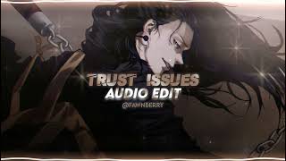 Trust Issues - The Weeknd || Edit Audio