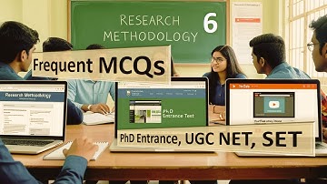 UGC NET Paper 1 #researchmethodology  (frequent MCQs)  PART 6