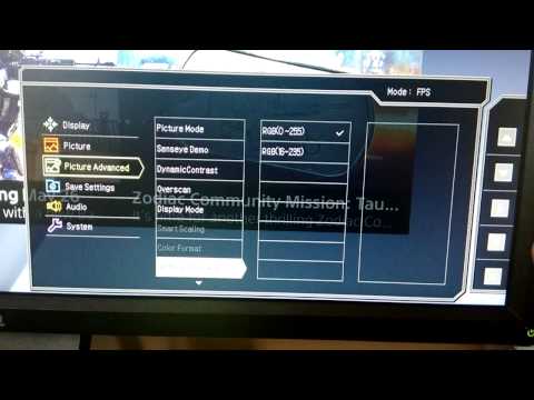 Benq rl2755hm best settings