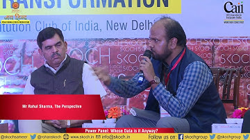 Rahul Sharma at 59th SKOCH Summit: Practising Cyber Patriotism - Who