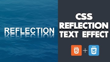 CSS Text Reflection Effect - CSS Text Effect