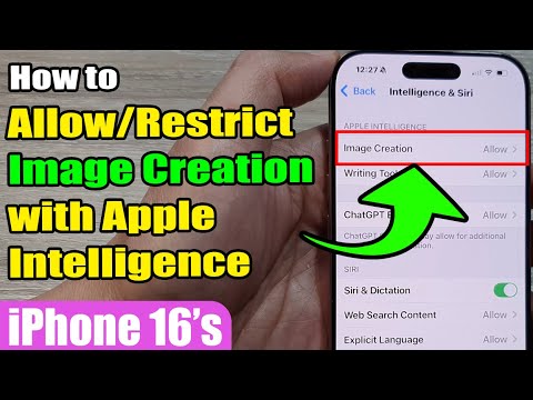How to Allow/Restrict Image Creation with Apple Intelligence 📸💡 on ...