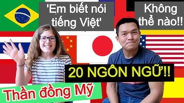 NỔI DA GÀ KHI LẦN ĐẦU GẶP BÉ THẦN ĐỒNG MỸ BIẾT NÓI 20 NGÔN NGỮ - HELLO ATLANTA