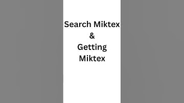 How to Install Basic MiKTeX on Windows 10/8 | Quick & Easy Guide
