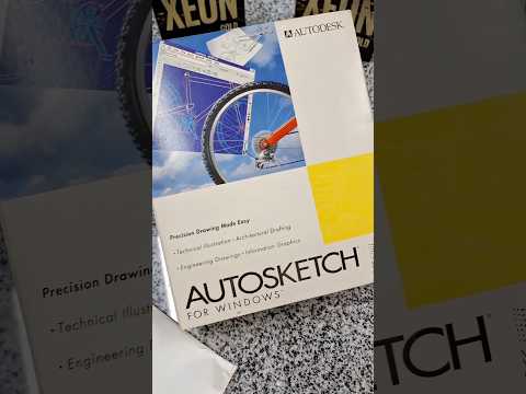 No #TBT de hj voltamos para 1995 com esse #AutoSketch for Windows