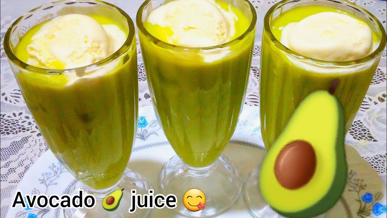 Avocado juice recipe by sharfi home kitchen YouTube