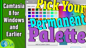 Camtasia Training: How to Set a Permanent Color Palette in Camtasia (Setting Your Branding Colors)