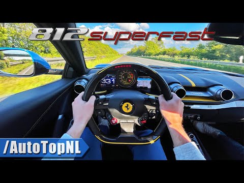 FERRARI 812 Superfast V12 *331KMH* on AUTOBAHN [NO SPEED LIMIT] by AutoTopNL