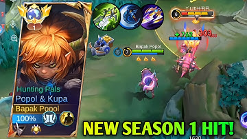 POPOL AND KUPA NEW SEASON FULL DAMAGE 1 HIT BUILD!!🔥 100% BROKEN!! (MUST TRY!) - MLBB
