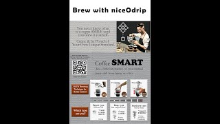 Brew with niceodrip. Raining, Twistering and Thundering Brewing Technique.
