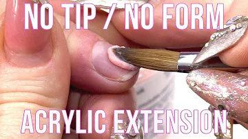 How do I lengthen my nail bed after biting?