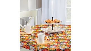 Improvements Vinyl Elastic Table Cover  Small Round