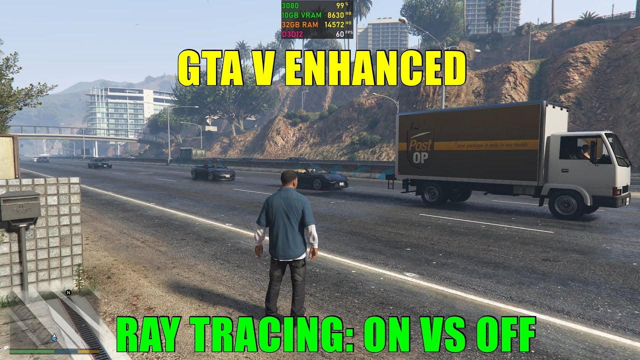 GTA V Enhanced: Ray Tracing On vs Off - 4K - YouTube