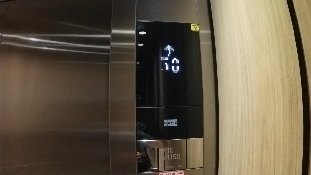 Beautiful Kone Parking & Main Elevator/ Lift at Citadines Sudirman, Jakarta