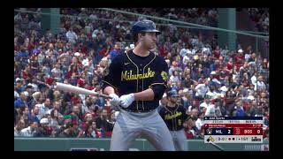 Mlb the show 20 gameplay - milwaukee brewers vs boston red sox (ps4
hd) [1080p60fps]