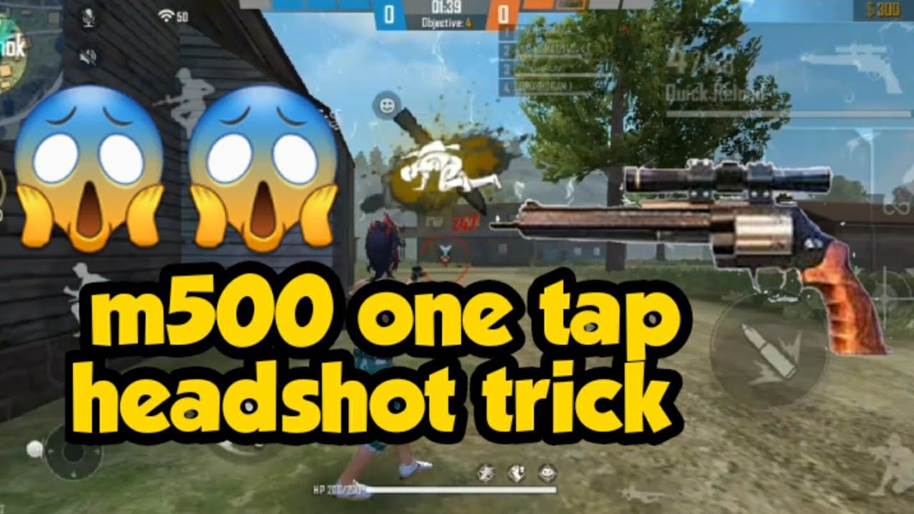 how to do m500 one tap headshot tips and tricks. - YouTube