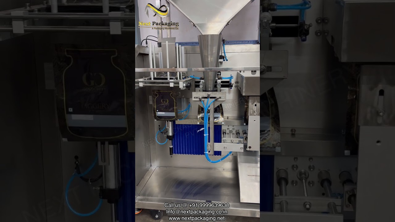 Pouch Packing Machine | Pick Fill and Seal Machine | Pouch Feeding Filling and Sealing Machine