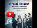 Fintech Day 1 - What Is Fintech? Financial Technology & Inclusion Explained