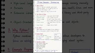 Introduction to Python