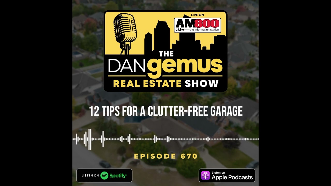 12 TIPS FOR A CLUTTER FREE GARAGE