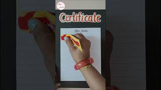 Cover Page Designs for Certificate, Index, Acknowledgement for School Project File #shorts
